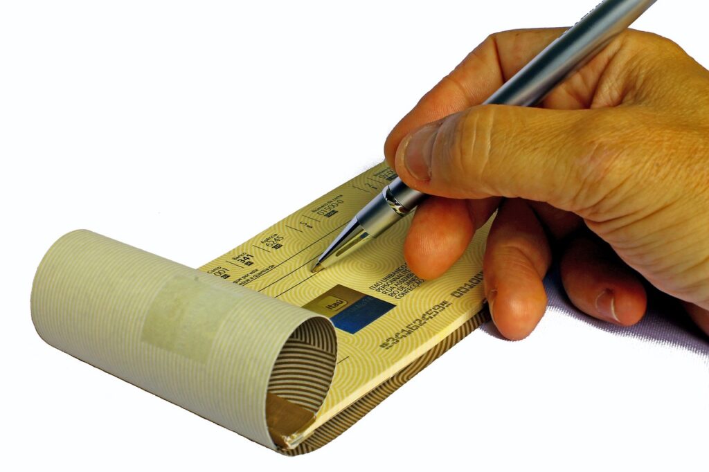 Comment remplir un chèque