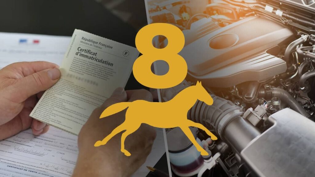 8 chevaux fiscaux correspond à combien de chevaux