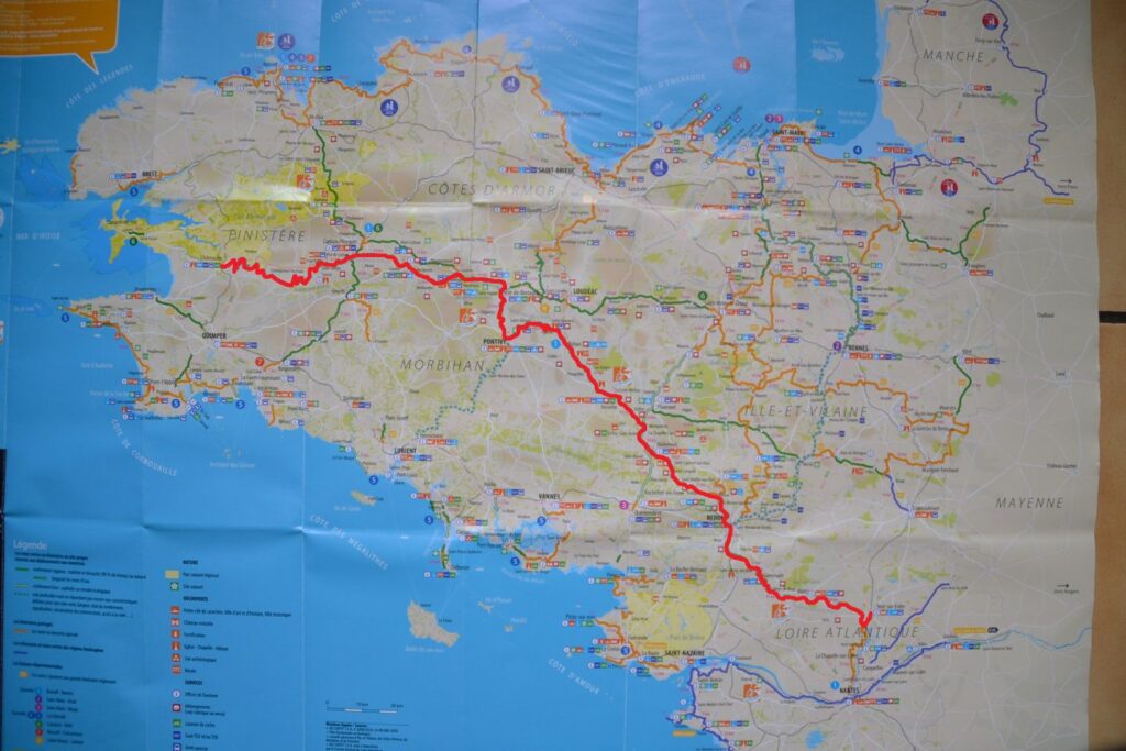 Canal de Nantes à Brest à vélo combien de jours