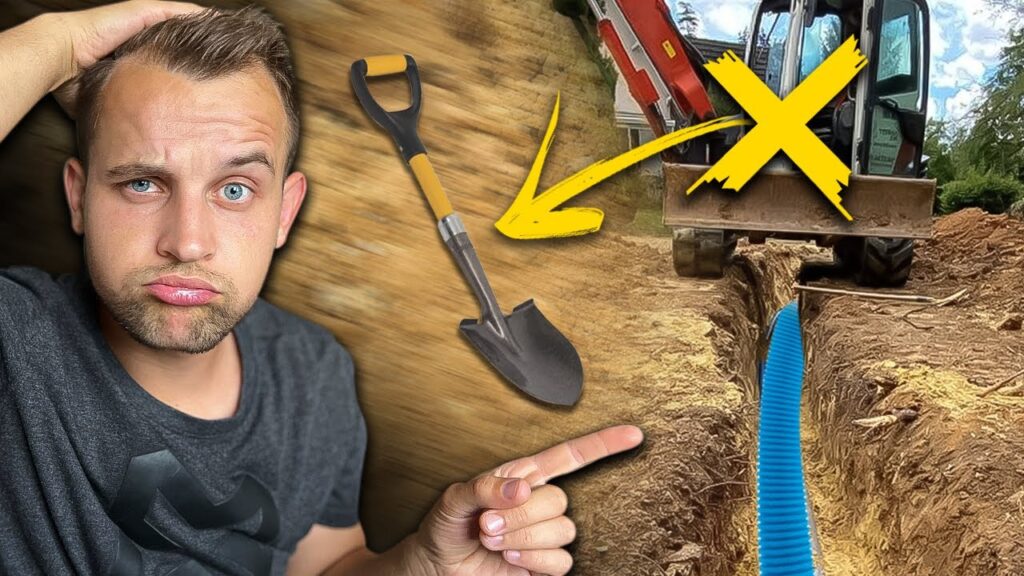 Combien de temps pour creuser une tranchée à la main