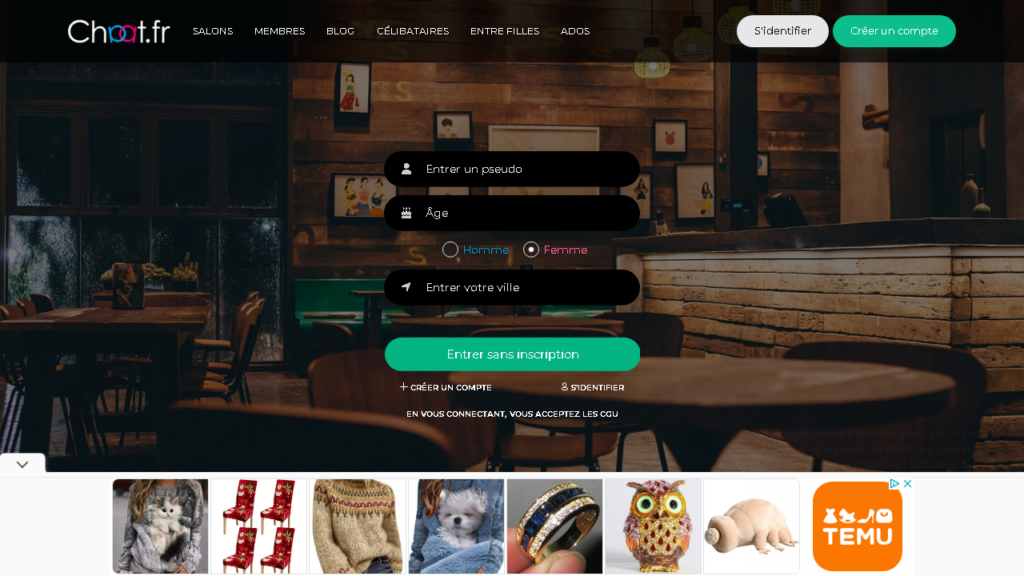 chaat.fr: service de chat gratuit