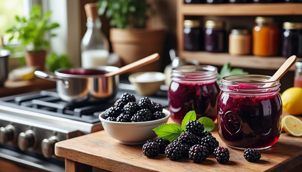 découvrez étape par étape comment réaliser facilement une délicieuse confiture de mûres maison, avec des astuces pour réussir la cuisson et conserver toutes les saveurs des fruits.